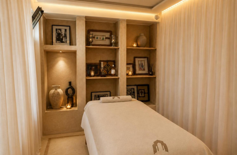 Illustration du rituel spa, issue du menu Dar More